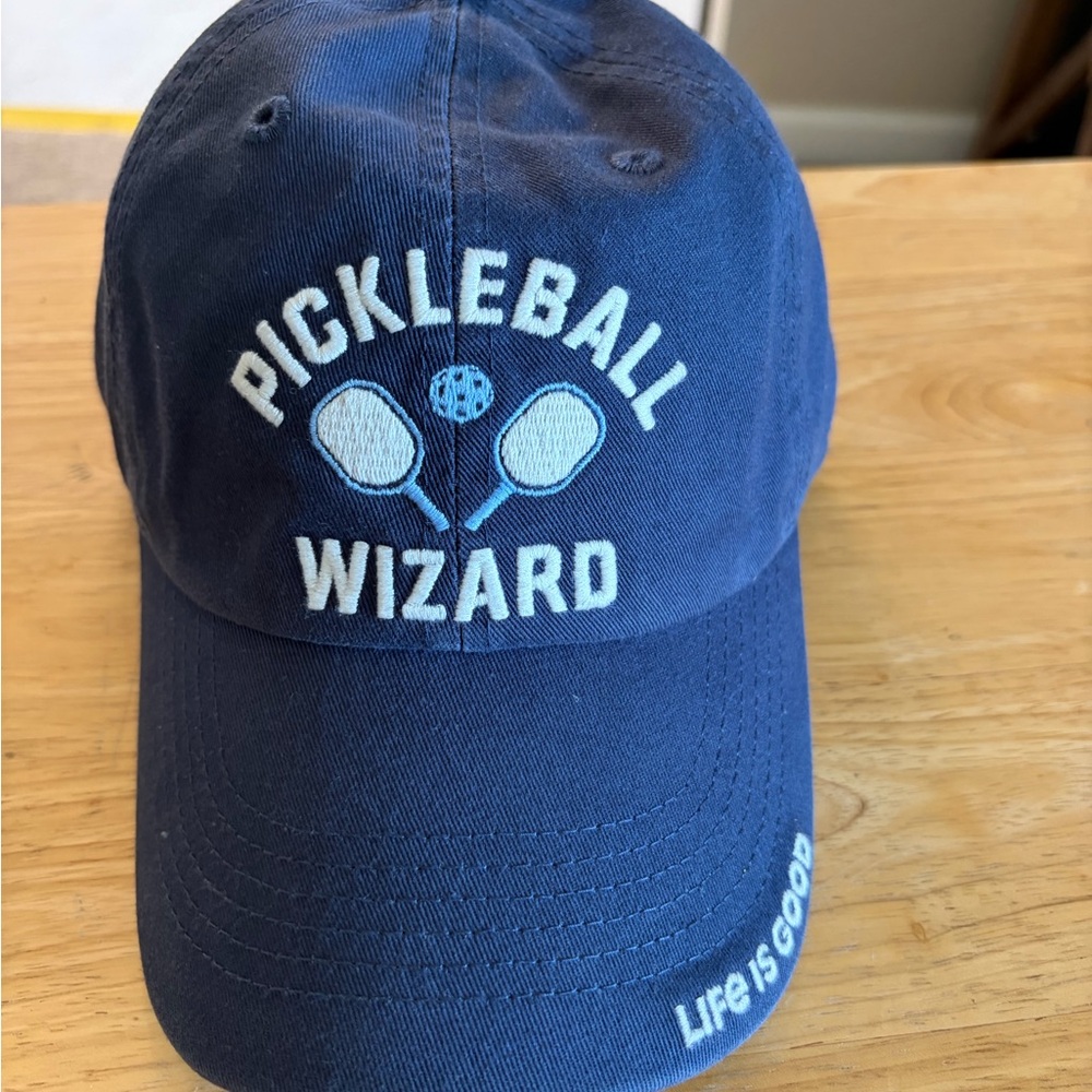 Life Is Good Blue Pickleball Wizard Kids Hat